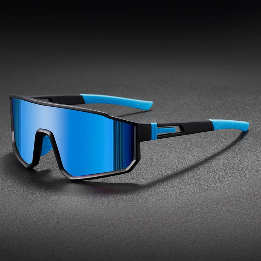 Men's oversized cycling glasses, bike, windproof, colorful coating, outdoor sports sunglasses, motorcycle