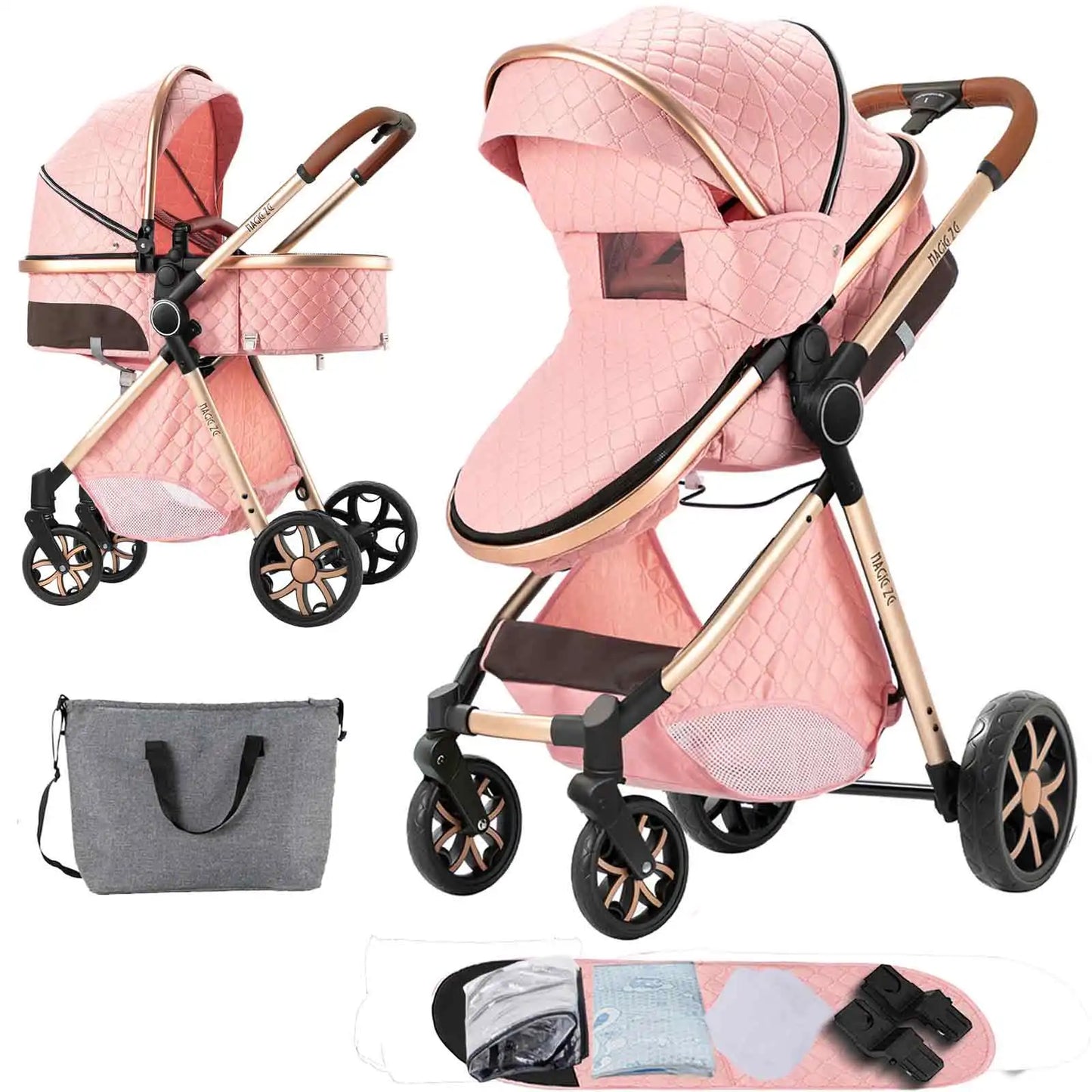 Cochecito, cochecito de bebé, accesorios para bebés, cochecito 2 en 1, artículos para recién nacidos, carrito de bebé, capazo, cochecitos de bebé de cuatro ruedas