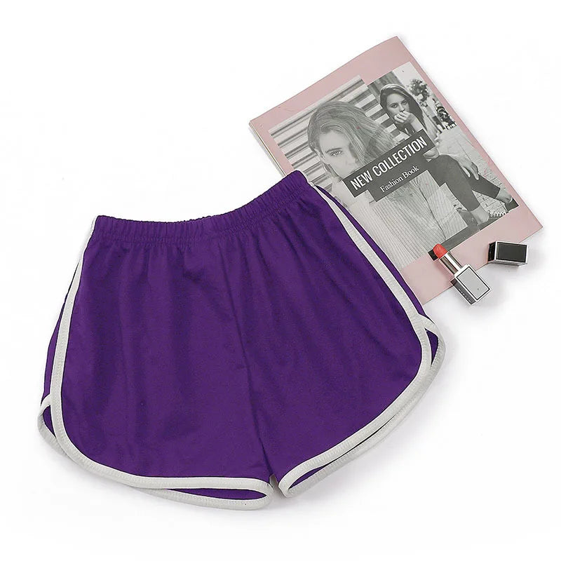 Pantalón corto elástico para mujer, holgado, de secado rápido, fino de verano, para fitness, ocio y ropa exterior. Instagram