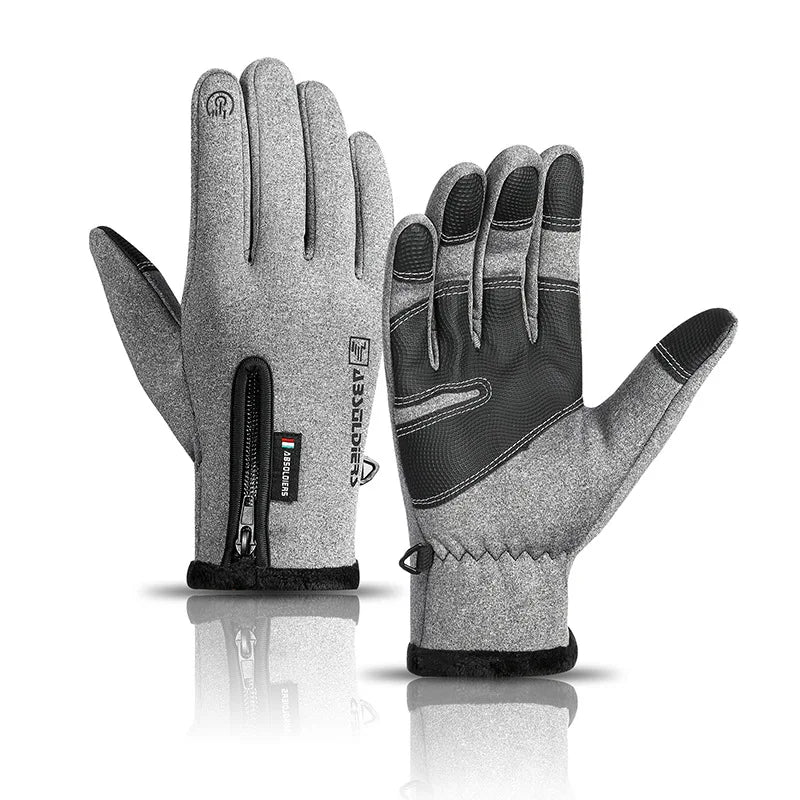 Gants de pêche imperméables d'hiver, 2 doigts, coupe-vent, pour femmes et hommes, Protection chaude en velours, gants de pêche au poisson