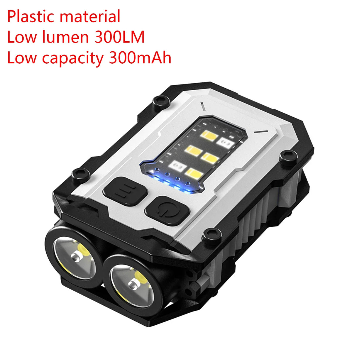 MINI lampe de poche LED Rechargeable par USB, lampe de poche Portable à aimant arrière, lanterne de Camping Super brillante, lumière de secours COB latérale