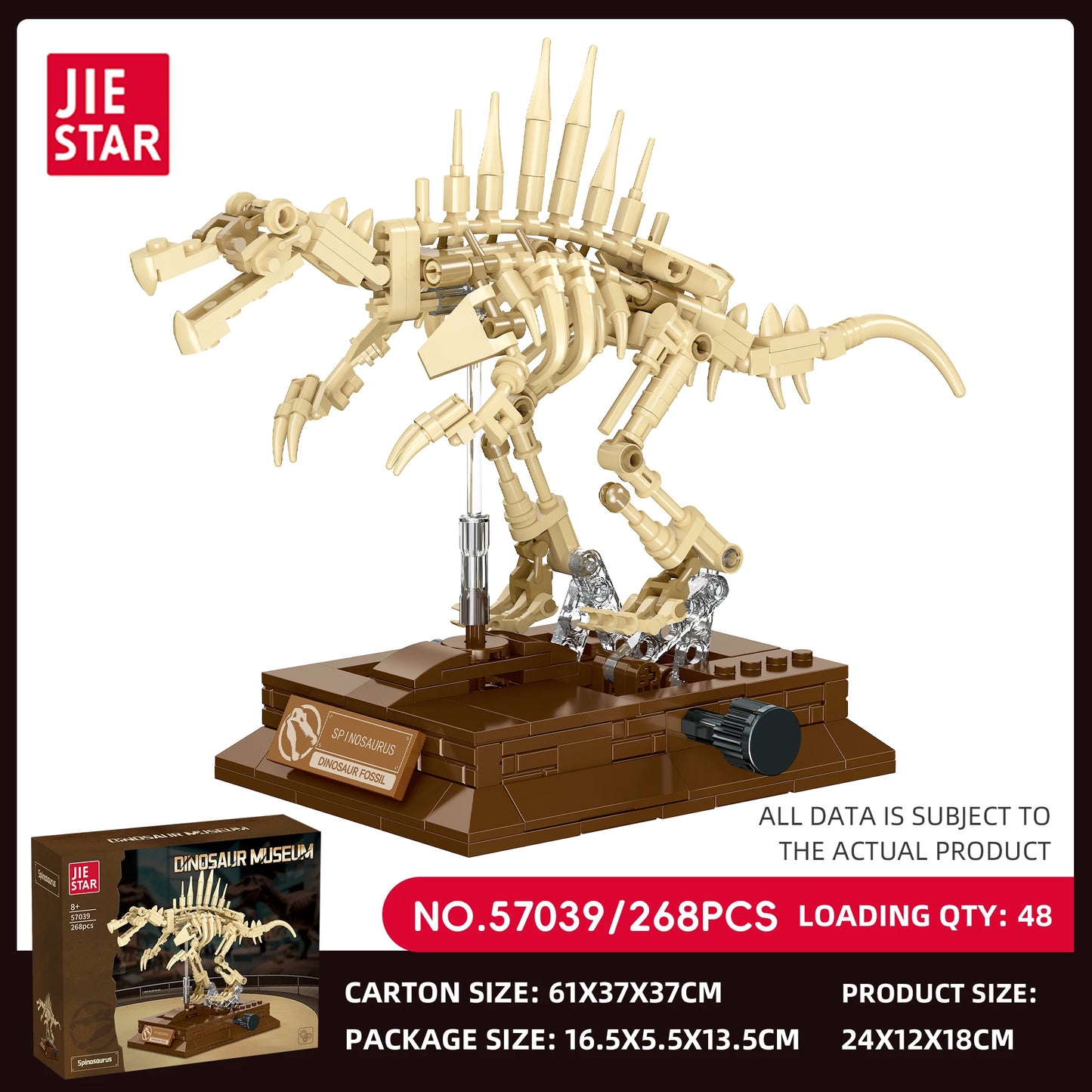 Nouveaux modèles de squelettes de dinosaures MOC 2026 : T-Rex, Tricératops, Mosasaure, Pterosaure, kit de construction de fossiles, cadeau pour les garçons et les collectionneurs