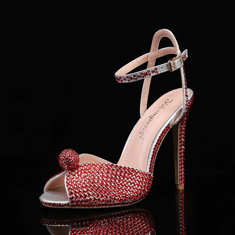 Chaussures de Mariage à Talons Hauts Femme — Élégance & Glamour