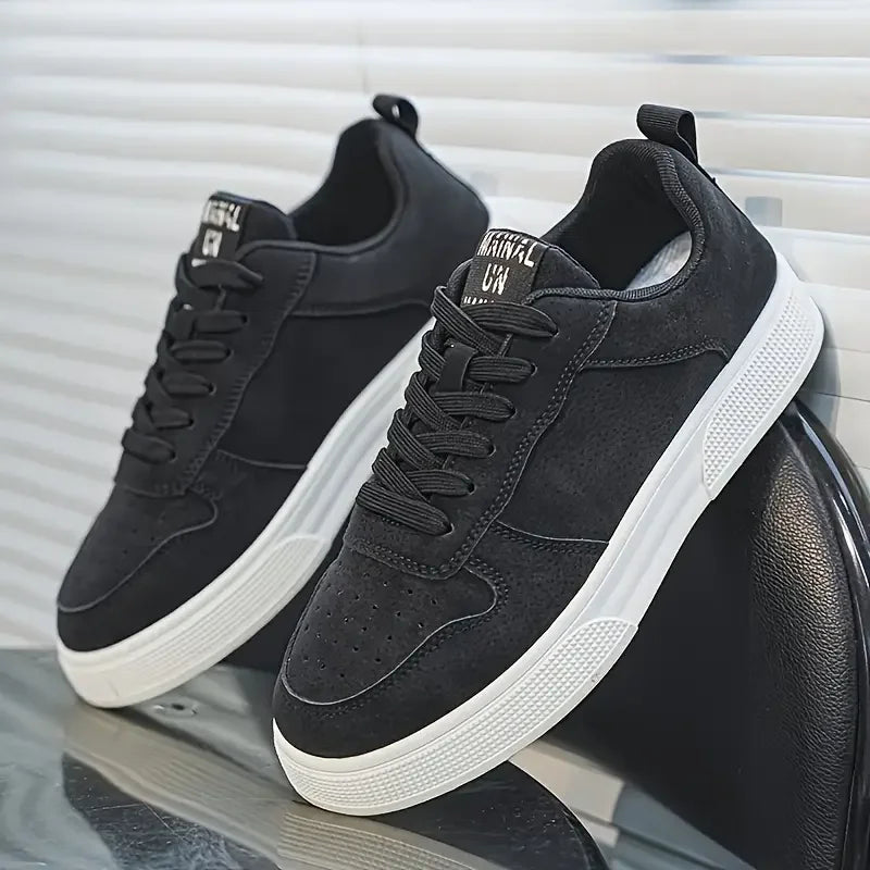 Chaussures de Skate Homme Cuir Artificiel Antidérapantes — Style Décontracté