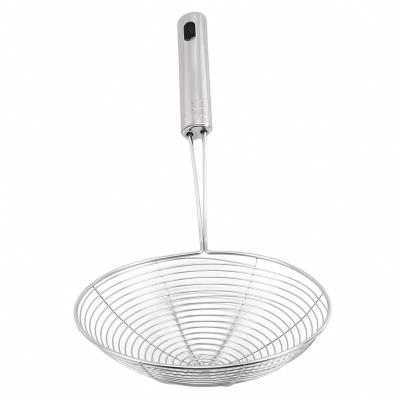 Espumadera Naren de acero inoxidable, filtro de malla, olla de aceite, utensilios de cocina, colador para freír, colador de cocina, herramienta para hornear