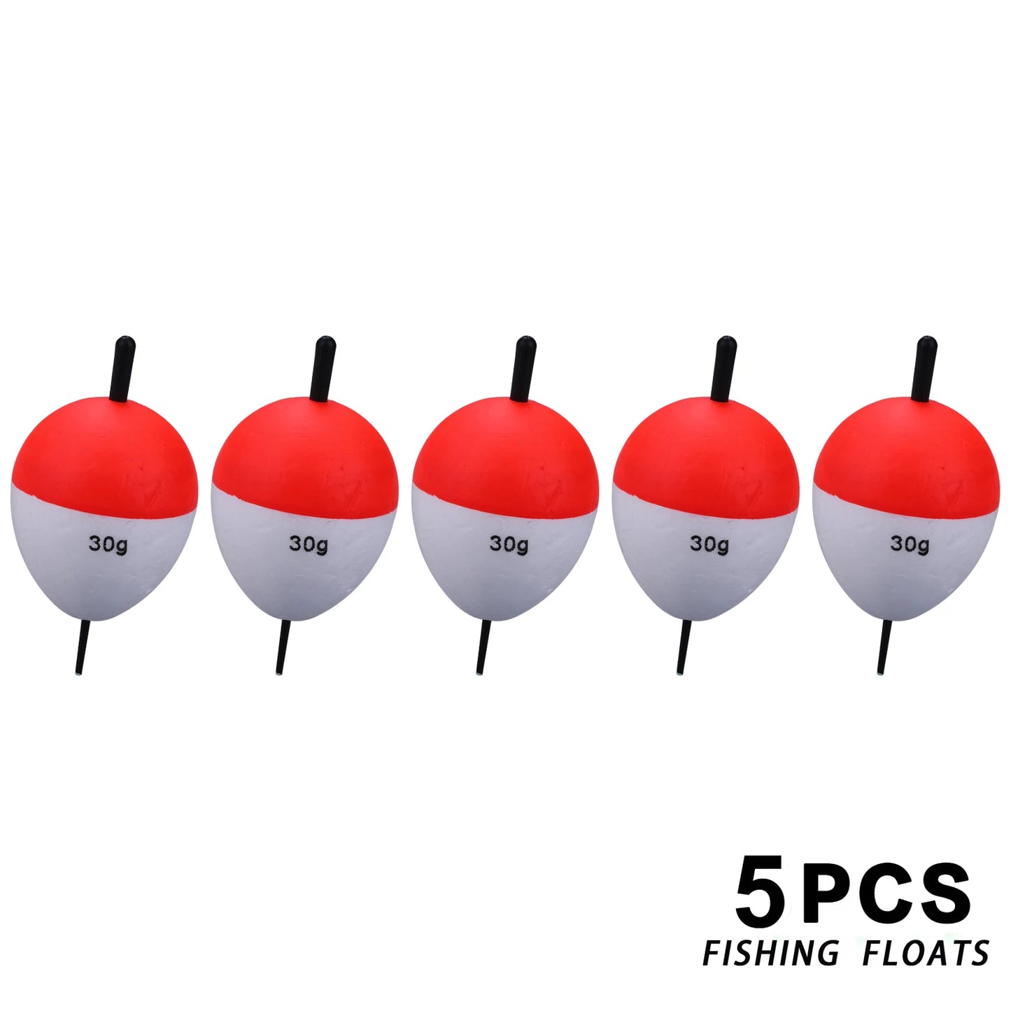 Sougayilang Kit de flotadores de pesca de 5/8 piezas, material EVA, accesorios de boya vertical profesional, flotador de pesca
