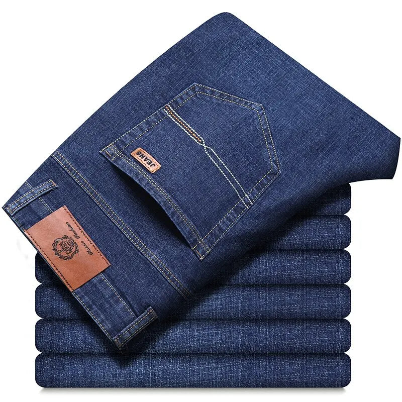 Jean Classique Homme Salopette Denim — Doux Noir Taille 32-38