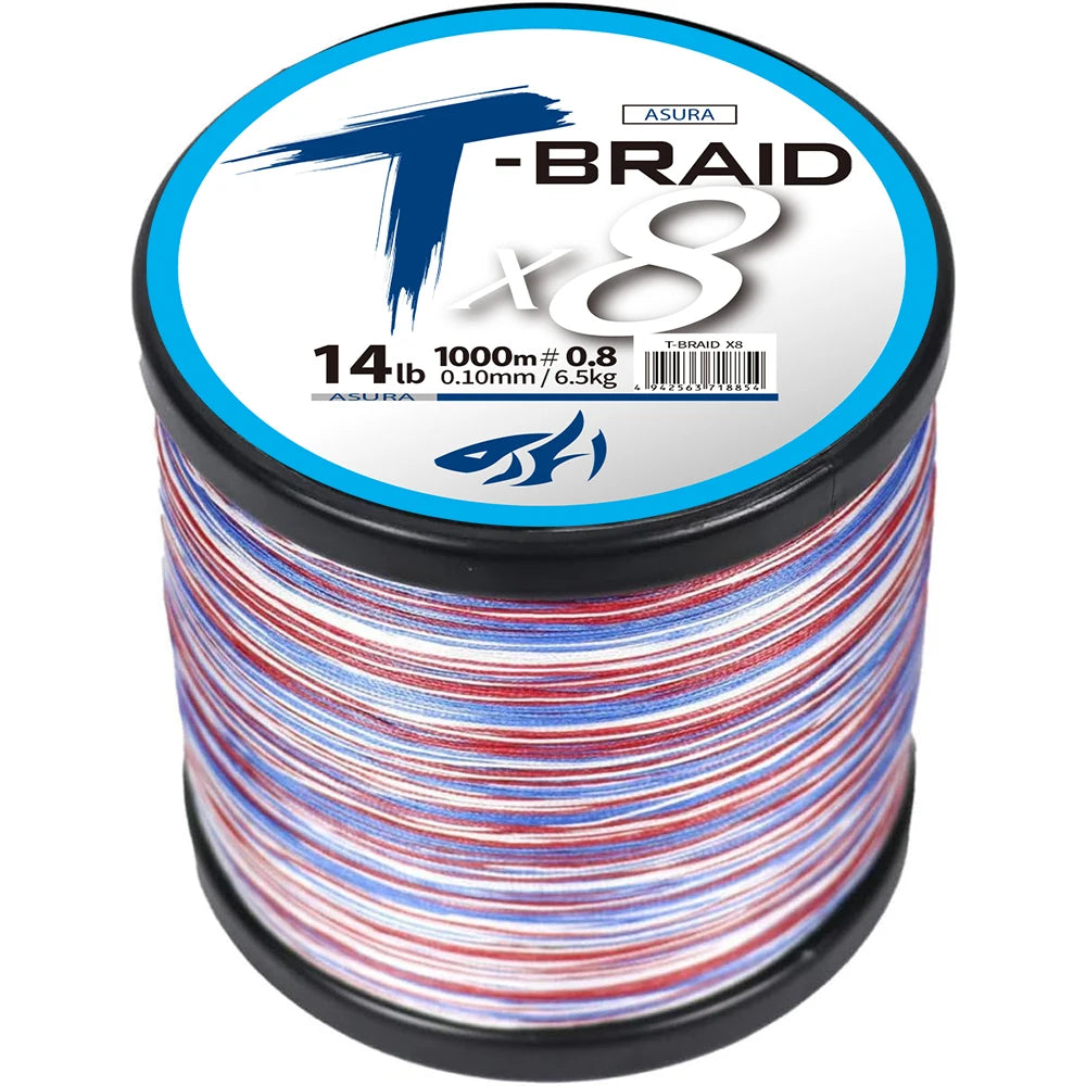 ThornsLine X8 mise à niveau tresse ligne de pêche Super forte 8 brins Multifilament PE ligne 300-1000M ligne tressée tout pour carpe de poisson