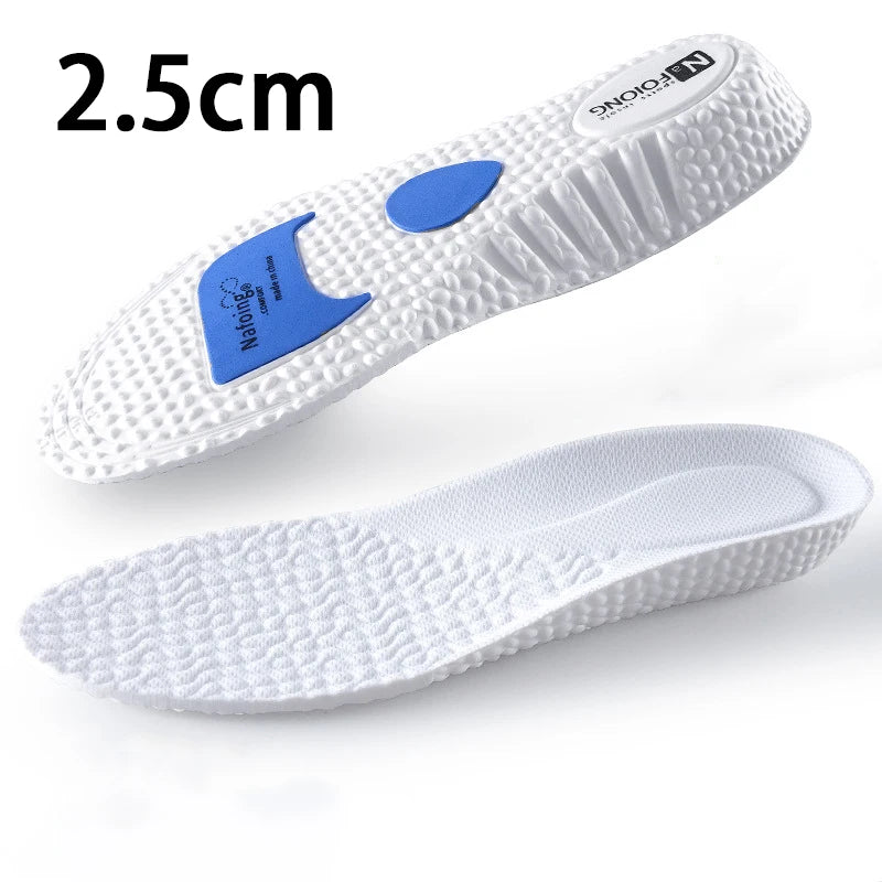 Plantillas elevadoras de altura, plantillas deportivas amortiguadoras para hombres y mujeres, almohadillas cómodas y transpirables para zapatos, 2 unidades/4 unidades