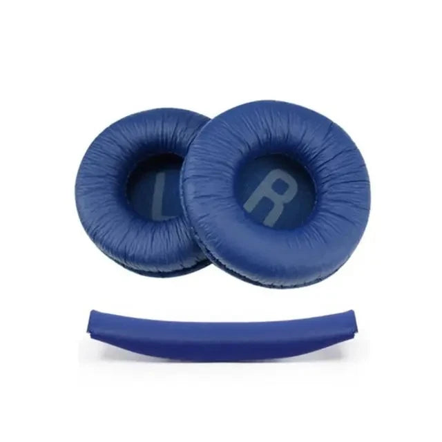 1 set of replacement ear pads, cushion covers, top headband for JBL T450BT T500BT Tune600 660 510BT headphones