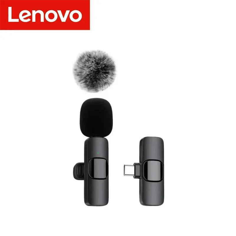 Micro Lavalier Sans Fil Portable — Enregistrement Audio/Vidéo, Streaming, Smartphones