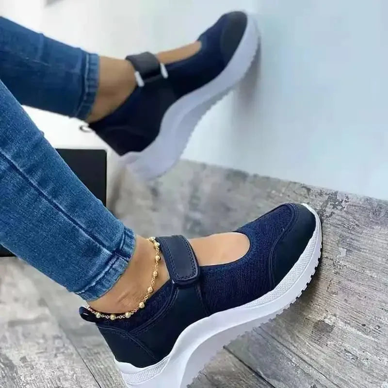 Chaussures de Danse Été Femme — Baskets Maille Respirante Plateforme