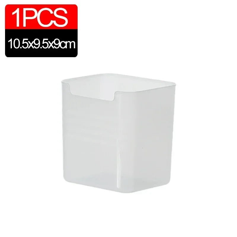 Cajas de almacenamiento para frigorífico, 1/5 piezas, organizador de alimentos frescos, almacenamiento en frío, contenedor de verduras, frutas, especias, recipiente para alimentos, cajas de cocina para el hogar