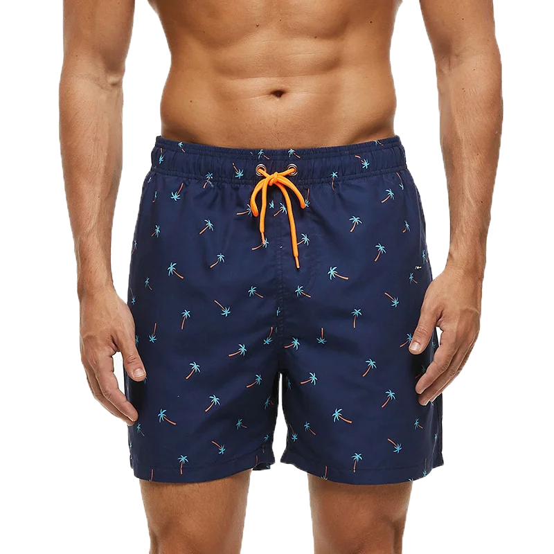 DATIFER été hommes plage impression Shorts maillots de surf Fitness entraînement troncs vêtements de sport pour hommes avec poches pantalons