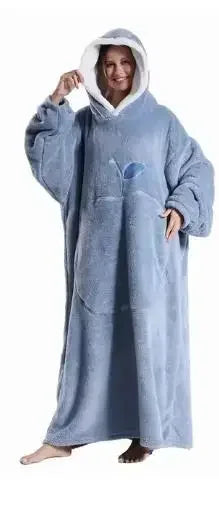 Sweat À Capuche Dentelle Extra Long — Manches Longues Homme Femme Portable