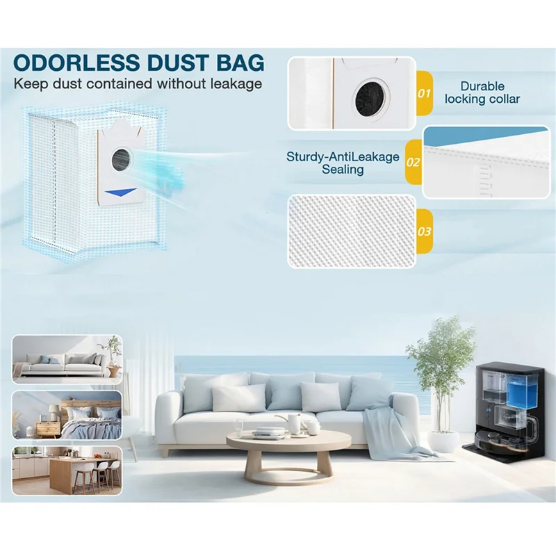 【¡Venta caliente!】Kit de reemplazo de 38 piezas para aspiradoras ECOVACS DEEBOT T30S/T30S COMBO/T30S Pro