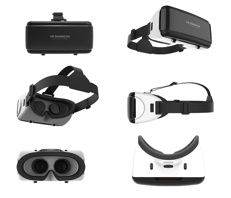 VR Shinecon 3D gafas de realidad virtual casco gafas para teléfono móvil Smartphones móviles binoculares juego de vídeo objetivo inalámbrico