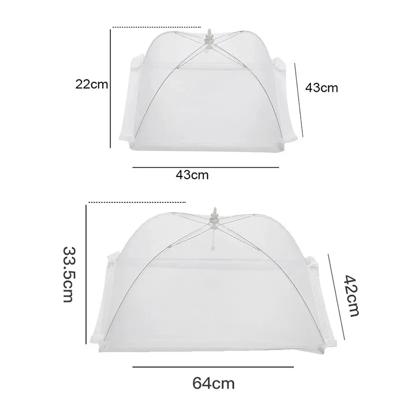 Couverture alimentaire en maille pliable et lavable, couverture de Tables anti-insectes, couvre-vaisselle de protection, accessoires de rangement de cuisine à domicile