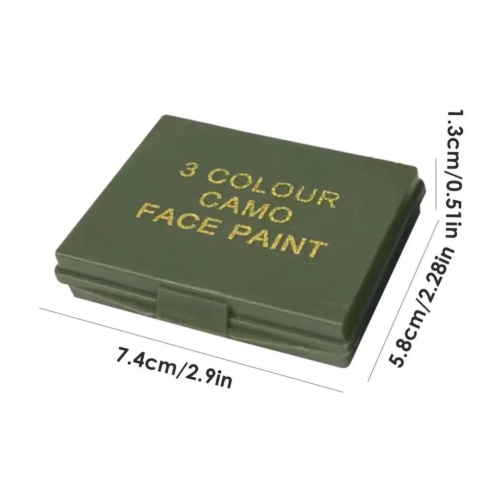 3 couleurs armée Fans CS tir visage peinture Camouflage huile hommes femmes en plein air militaire formation chasse tactique Football équipement