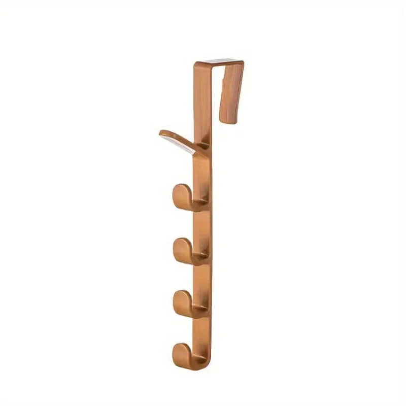 1 Piece Bedroom Door Hanger Clothes Hanging Rack Over the Door Plastic Home Storage Organization Hooks, Purse for Bags Rails