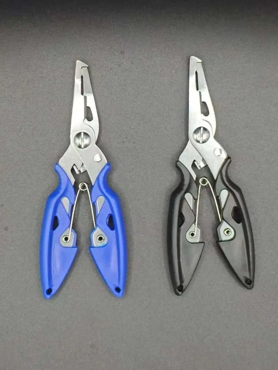 Pince multifonctionnelle à bouche incurvée pour route, lignes de coupe, découplage des hameçons, bobines d'ouverture, outils de pêche en plein air