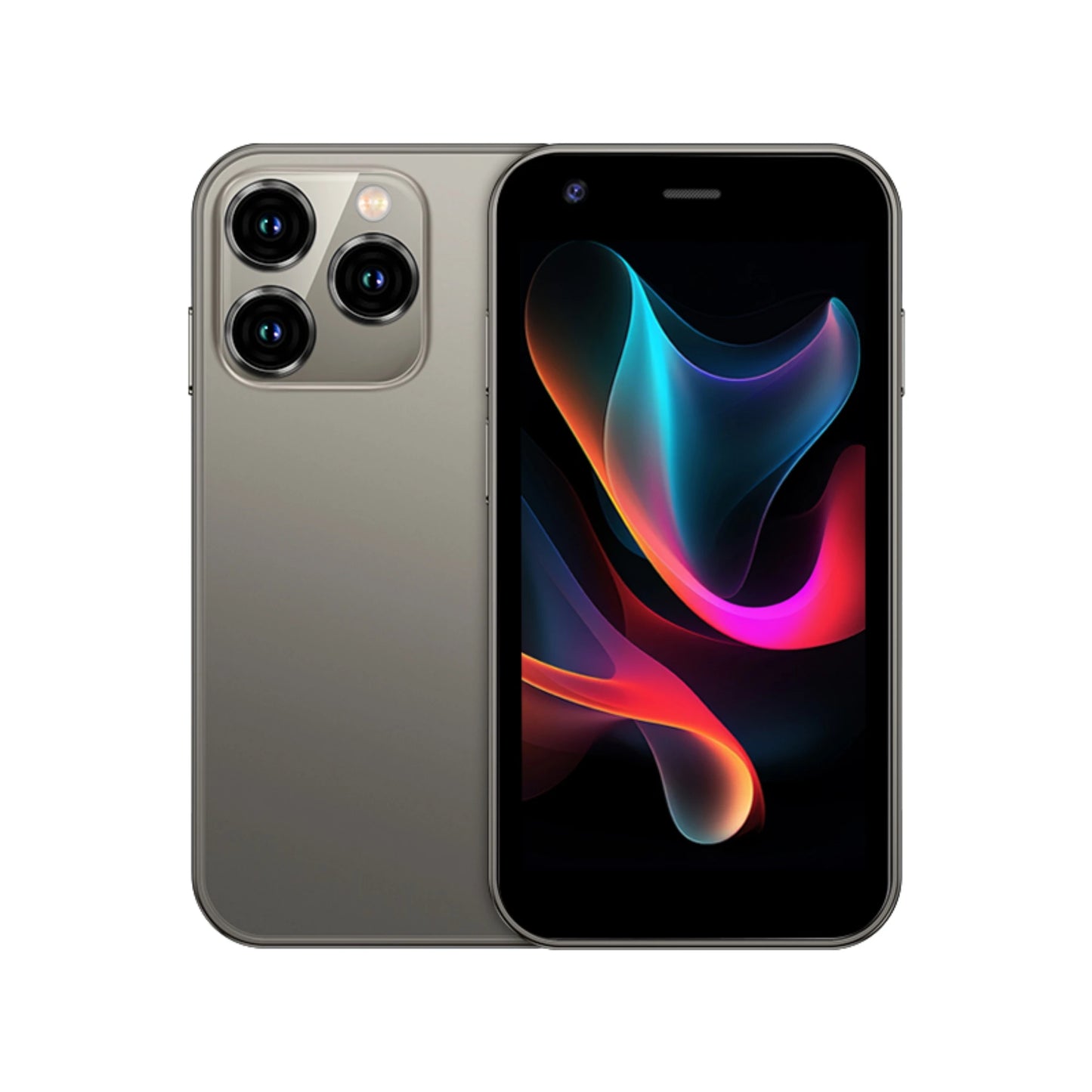 Mini smartphone 3,0 pouces — 2 Go + 16 Go, WCDMA 3G, reconnaissance faciale, GPS WiFi, double SIM, Android