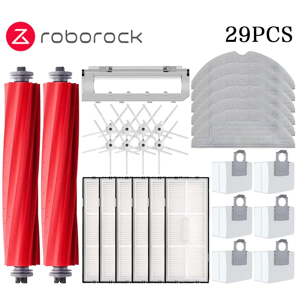 Accessoires pour aspirateur robot — brosse principale, filtre HEPA, vadrouilles, sac à poussière