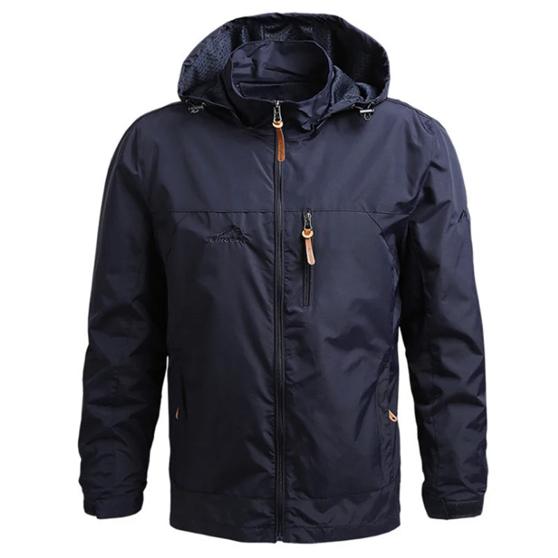 Vestes coupe-vent imperméables pour hommes et femmes, veste tactique décontractée pour randonnée, multi-poches, à capuche, pour la pêche