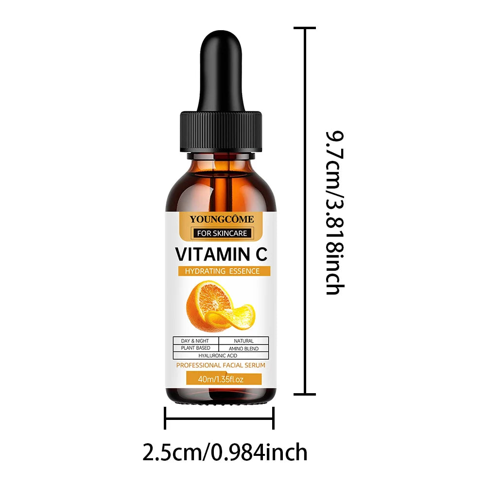 Vitamina C Esencia facial para eliminar manchas oscuras, reparación antienvejecimiento, esencia para el cuidado de la piel facial, reparación de colágeno, cuidado nutritivo de la piel