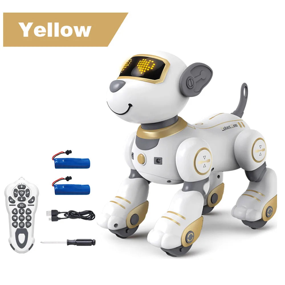 Chien Robot Jouet Intelligent Télécommandé Programmable Cascades Danse Capteur Tactile — Cadeau Enfants