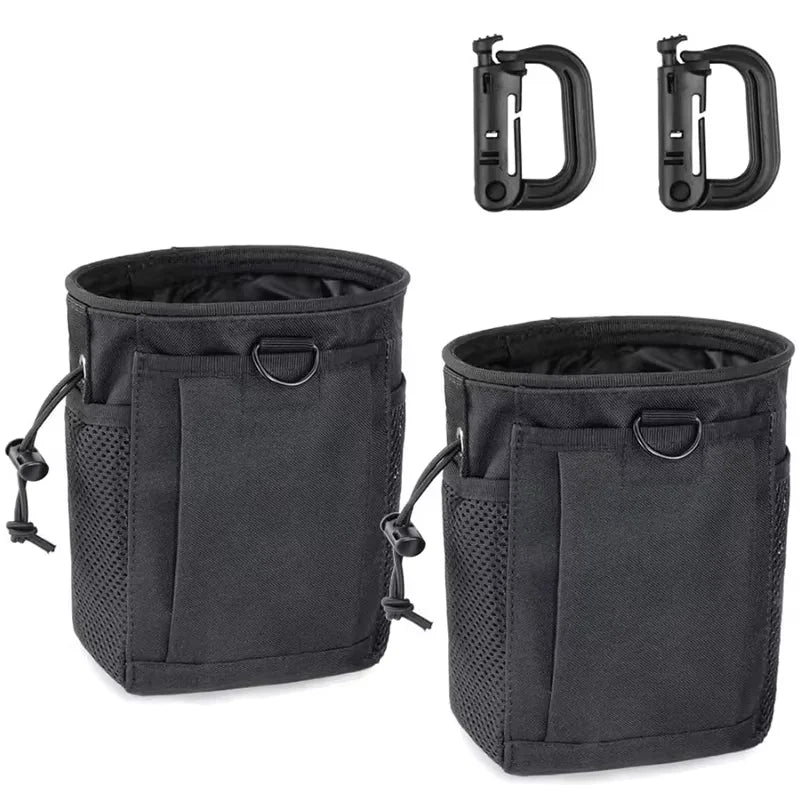 Pochette de décharge Molle, pochette de récupération de magazines de chasse, sac de munitions à cordon de serrage, sac banane de taille, sac étui réglable