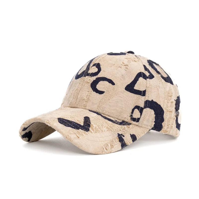 Gorra de béisbol marrón FS Fashion con letras para hombres, sombrero de lujo para mujeres, gorra de camionero informal, gorras streetwear de hip-hop, gorra de mujer