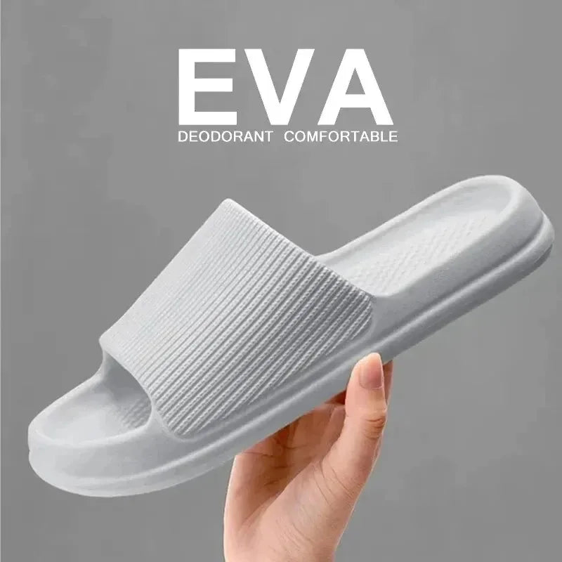 Zapatillas de Ducha Antideslizantes de EVA con Suela Suave y Masajeador para Hombres y Mujeres, Parejas, Impermeables, Casa, Ocio, Baño, Moda