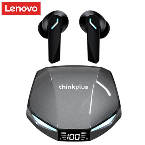 New Lenovo XT53 Upgraded Wireless Bluetooth 5.4 Earbuds LED Digital Display Waterproof Headset Low Latency Gaming Headphones