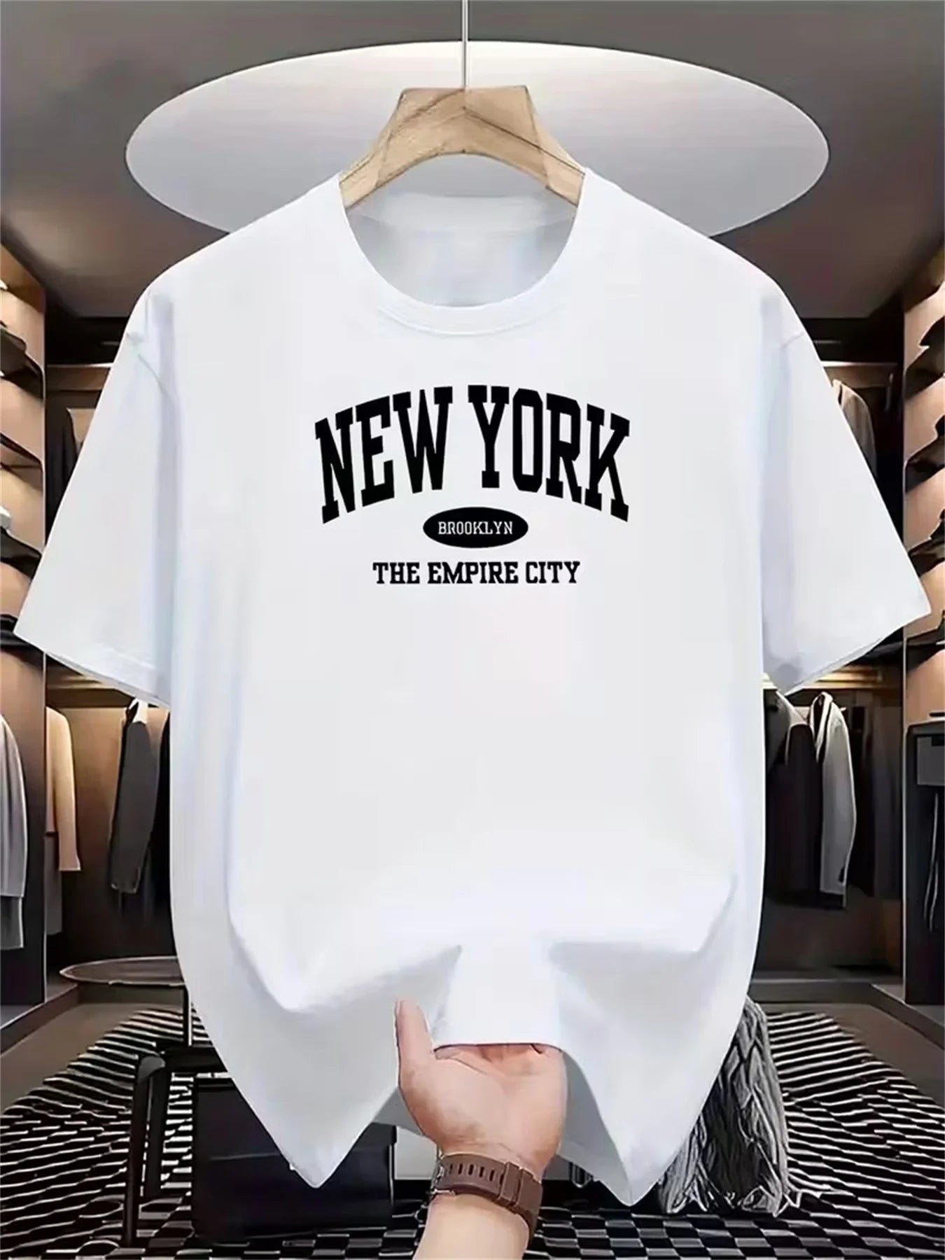 T-shirt enfant garçon fille 2026 — imprimé ville, manches courtes, style mignon, décontracté sport