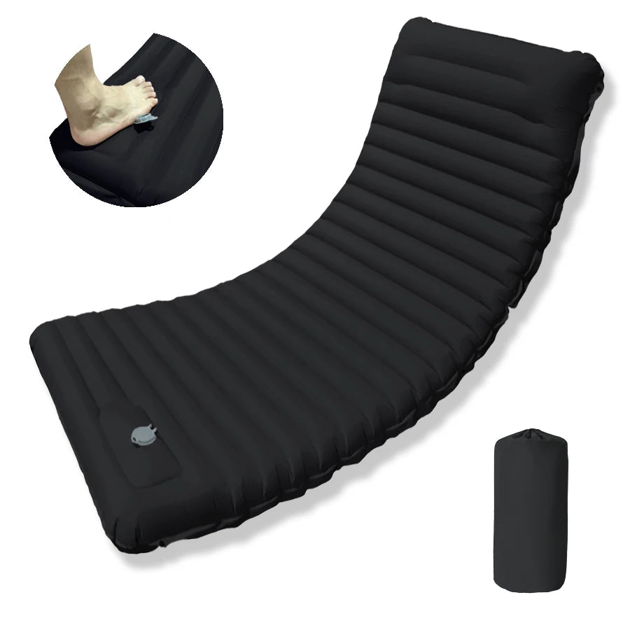 Tapis de couchage pliant pour Camping en plein Air, matelas gonflable de plage avec oreillers, tapis d'air ultraléger pour voyage et randonnée, nouveau