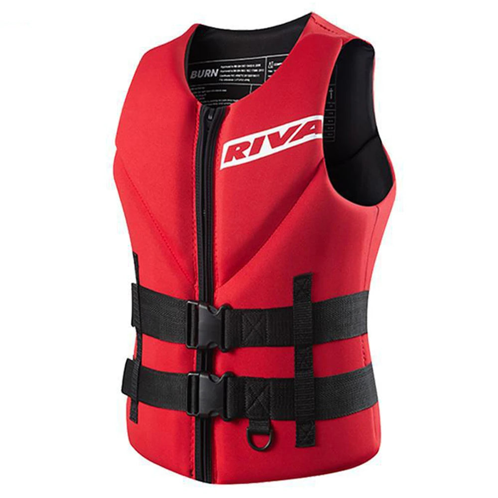 Chaleco salvavidas para adultos, surf, kayak, wakeboard, lanchas rápidas, bote de rescate, deportes acuáticos, natación, rafting, rescate