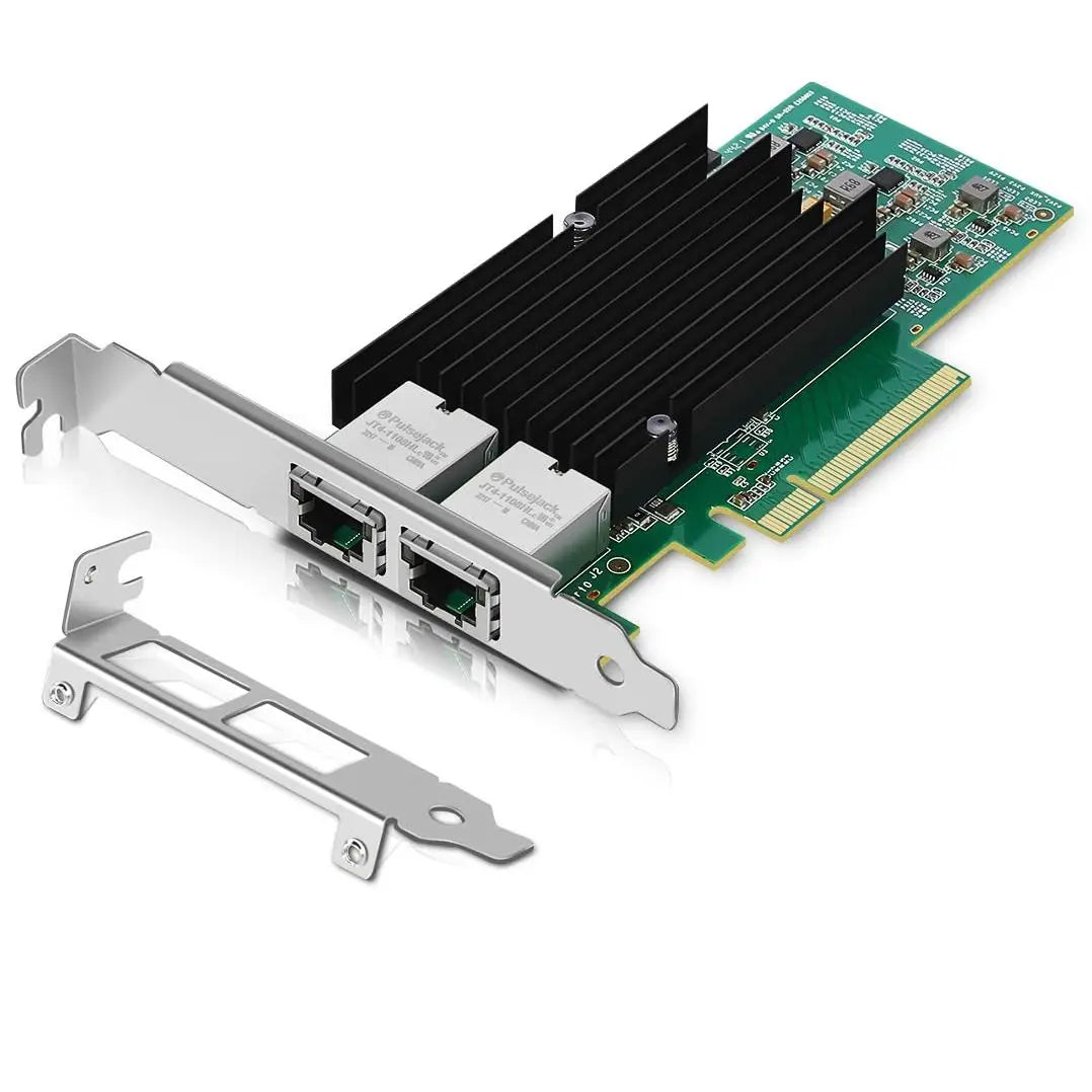 X540-T2 Chipset Intel PCIe x8 double cuivre RJ45 10Gbps Port Ethernet carte réseau PCIE-X8 X16