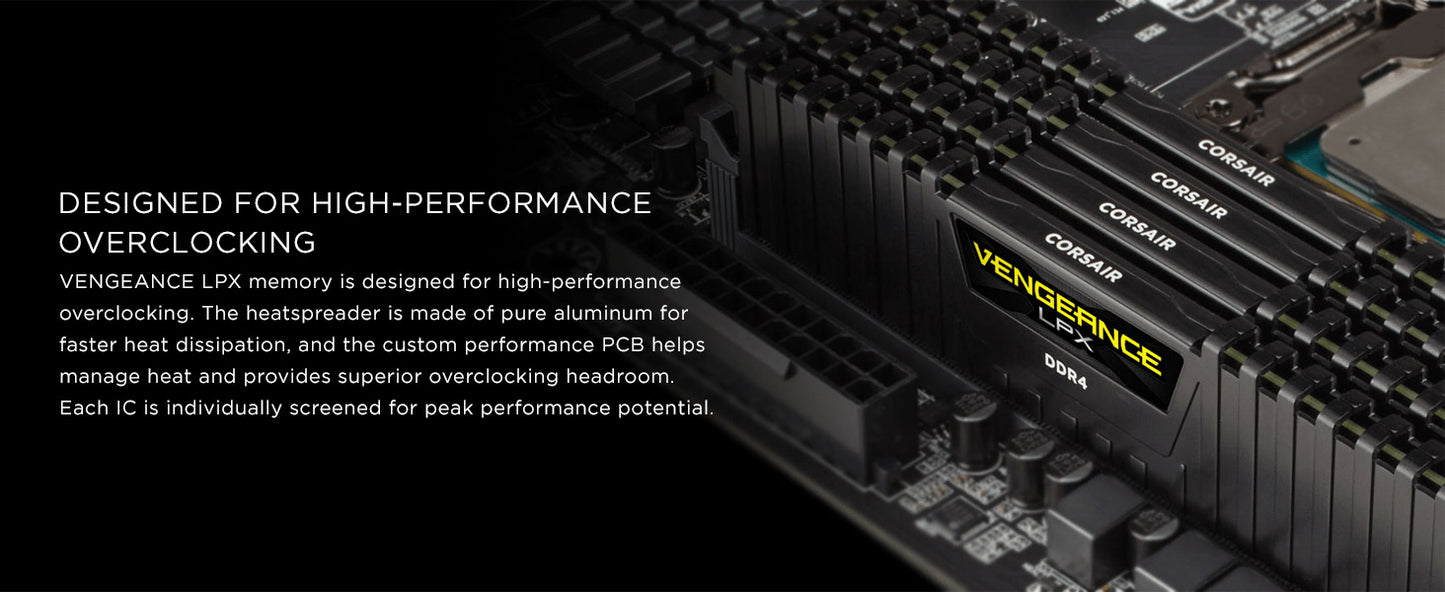 CORSAIR DDR4 RAM mémoire de bureau vengeance 16GB 8GB 3200MHz 3600MHz Dimm Memoria Rams PC4 mémoire de jeu Support carte mère