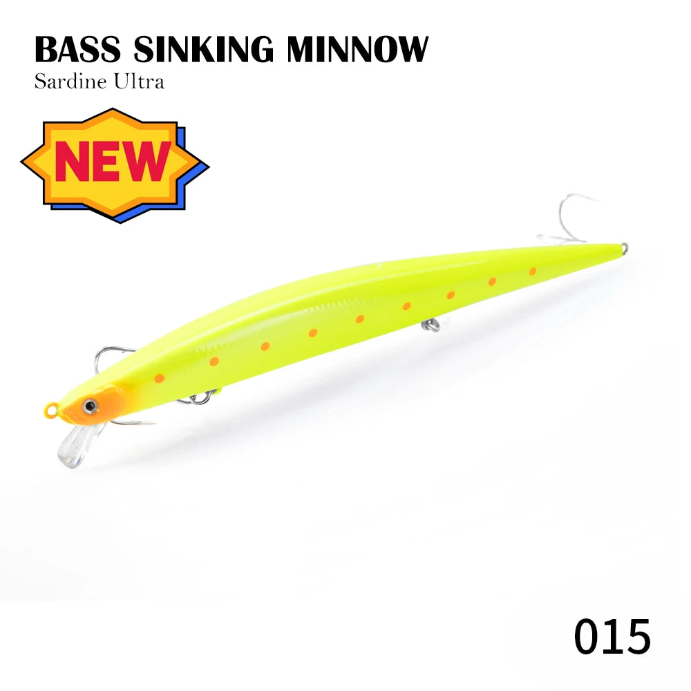 Leurre de Pêche Hunthouse Tide Vairon 175mm 31g — Bar, Brochet & Jerkbait