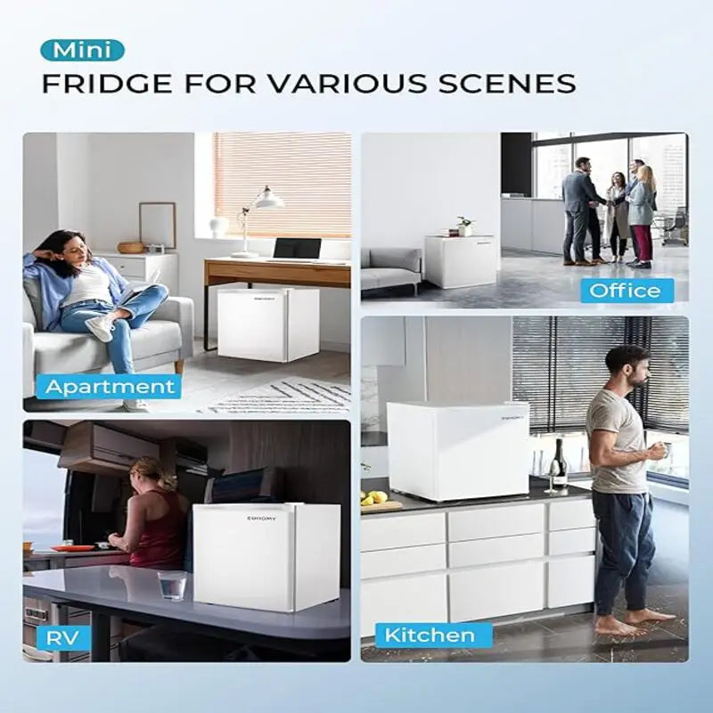 Mini Réfrigérateur 46 L — Porte Réversible, Économie d'Énergie, Chambre & Bureau