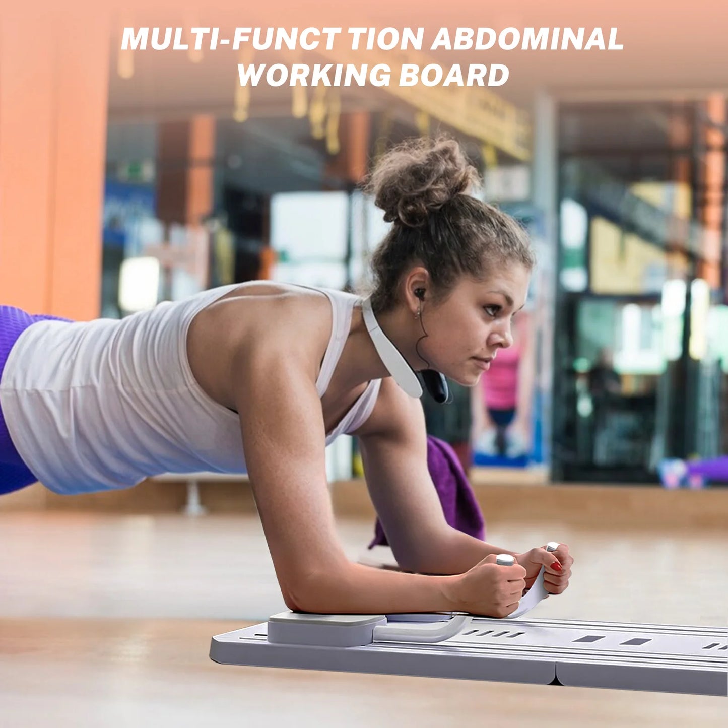 Planche de fitness multifonctionnelle, planche abdominale, plaque de pompes, planche de Pilates, planche Ab, Reformer, équipement d'entraînement de base pour le fitness