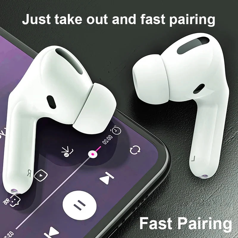 Écouteurs Bluetooth sans fil TWS — étanches, contrôle tactile, pop-up, compatible iOS et Android