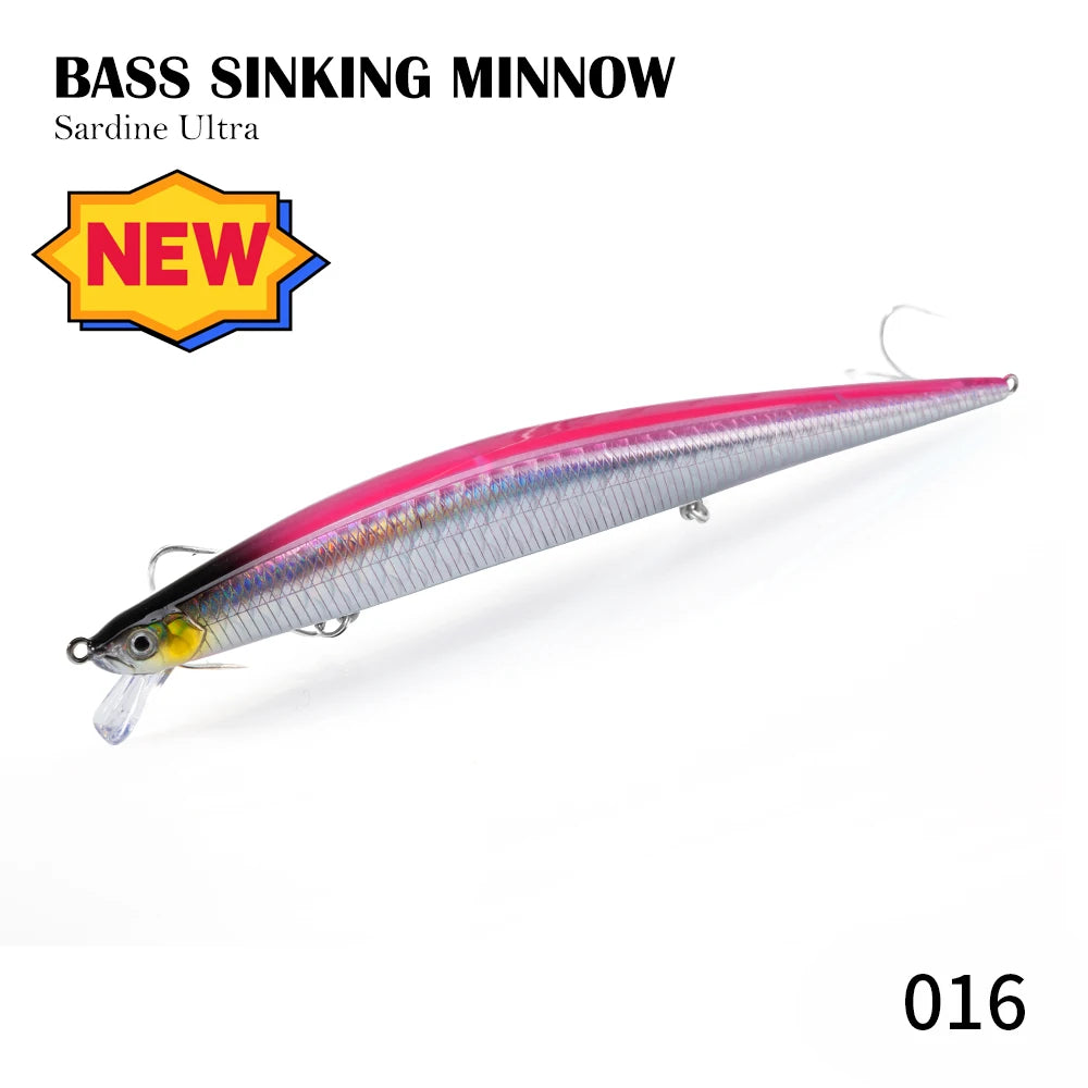 Leurre de Pêche Hunthouse Tide Vairon 175mm 31g — Bar, Brochet & Jerkbait
