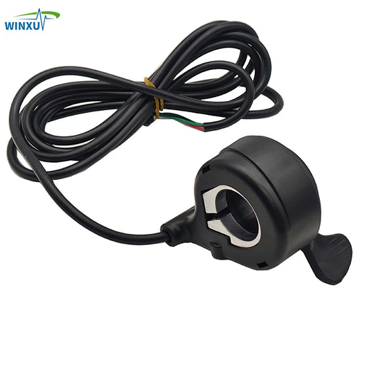 Controlador de velocidad del acelerador para bicicleta eléctrica, control de velocidad sin pantalla, acelerador de pulgar, accesorios para patinete eléctrico