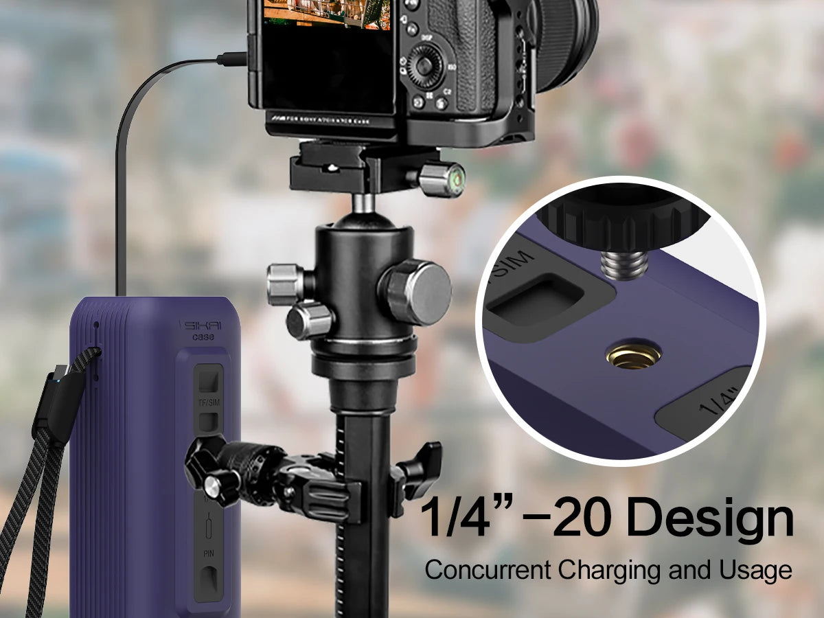 Étui de chargeur portable en silicone SIKAI pour Anker zolo 2in1165W PowerBank, housse antichoc