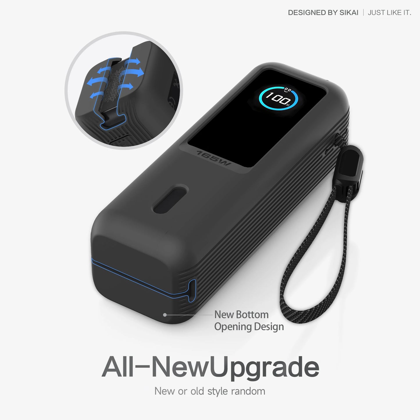 Étui en silicone pour Anker Zolo, 25000mAh, 165W, batterie externe, chargeur portable, étui de protection, étui de transport de voyage, TF, sac de rangement