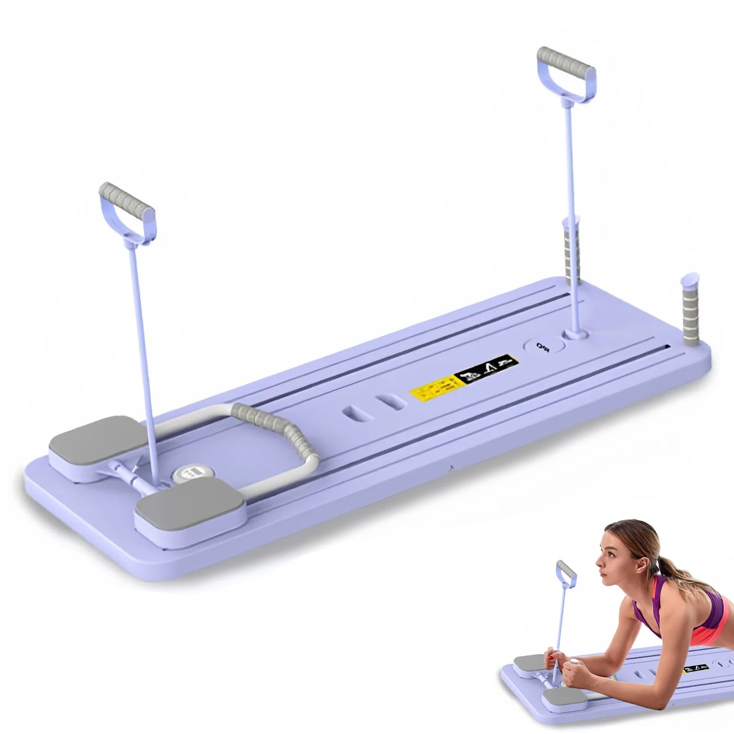 Planche de fitness multifonctionnelle, planche abdominale, plaque de pompes, planche de Pilates, planche Ab, Reformer, équipement d'entraînement de base pour le fitness
