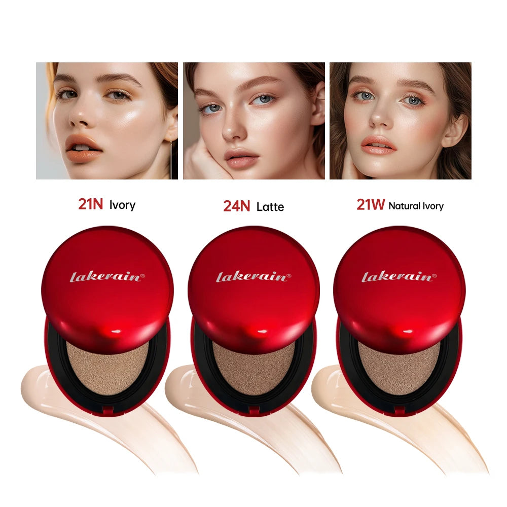 Base de maquillaje Super Cushion impermeable, crema aclarante de larga duración para mujeres, base facial, cosméticos coreanos