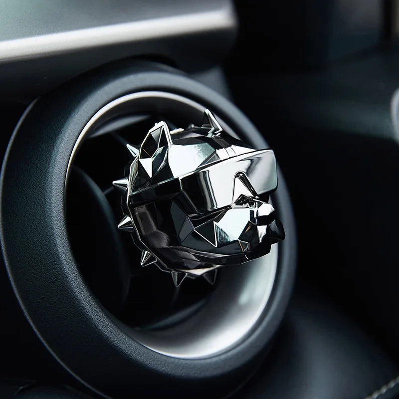 Sin perfume Bulldog ambientador de coche ambientador de coche decoración Auto Geur Clip bulldog perfume Perfume Coche difusor de coche